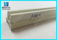 Aluminium Alloy Tube Glass Card Slot For 5mm Glass Pane And Acrylic Board PP In White P-2000-A