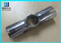 HJ-4D Paralleled Chrome Pipe Connectors For Conveyor Assembly Lines