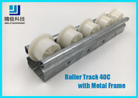 Slider Roller Track Type 40C Width 40mm Metal Frame for Conveyors and Flow Rack