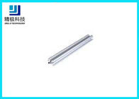 High Strength Silvery Slider Aluminum Extrusion Profiles , Extruded Aluminum Channel
