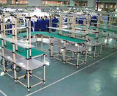 Aluminium PE Stainless Steel Pipe Workbench Customized For Production Line / Workshop