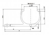 SGS Die Casting Aluminum Weld Pipe Fittings AL-28 Anodic Oxidation