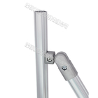 Industrial Aluminum Tube Fitting 360 Degree With Flexible Swivel / Claw / Round End