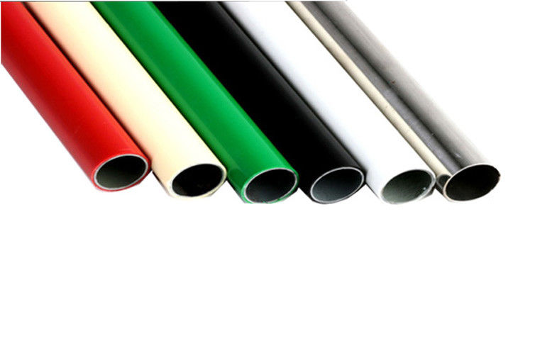 PE / ABS Coated Steel Pipe And Flexible PVC Pipe For Pipe Racking System
