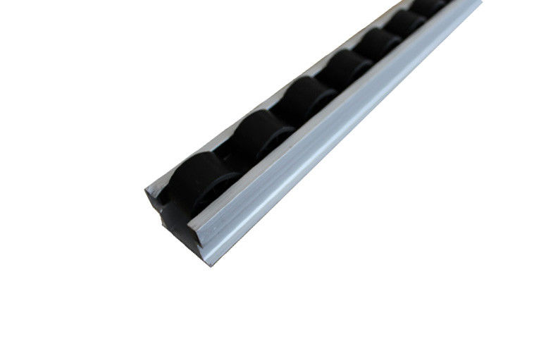 ESD Black Wheel Roller Track For FIFO Pipe Racking in Pipe Rack System