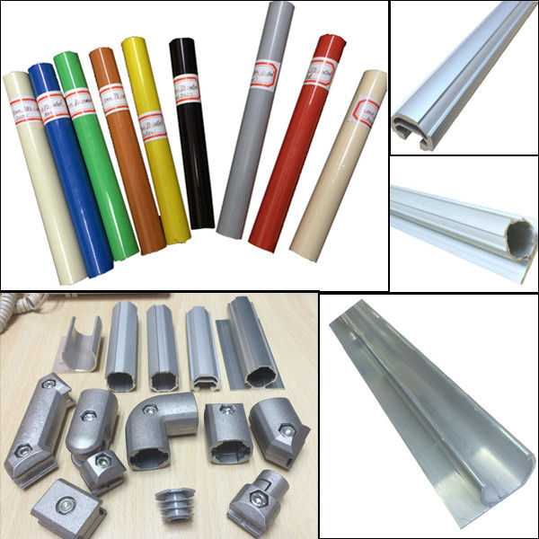 Lean pipe assemble pipe rack PE coated pipe and auminum pipe and joint System