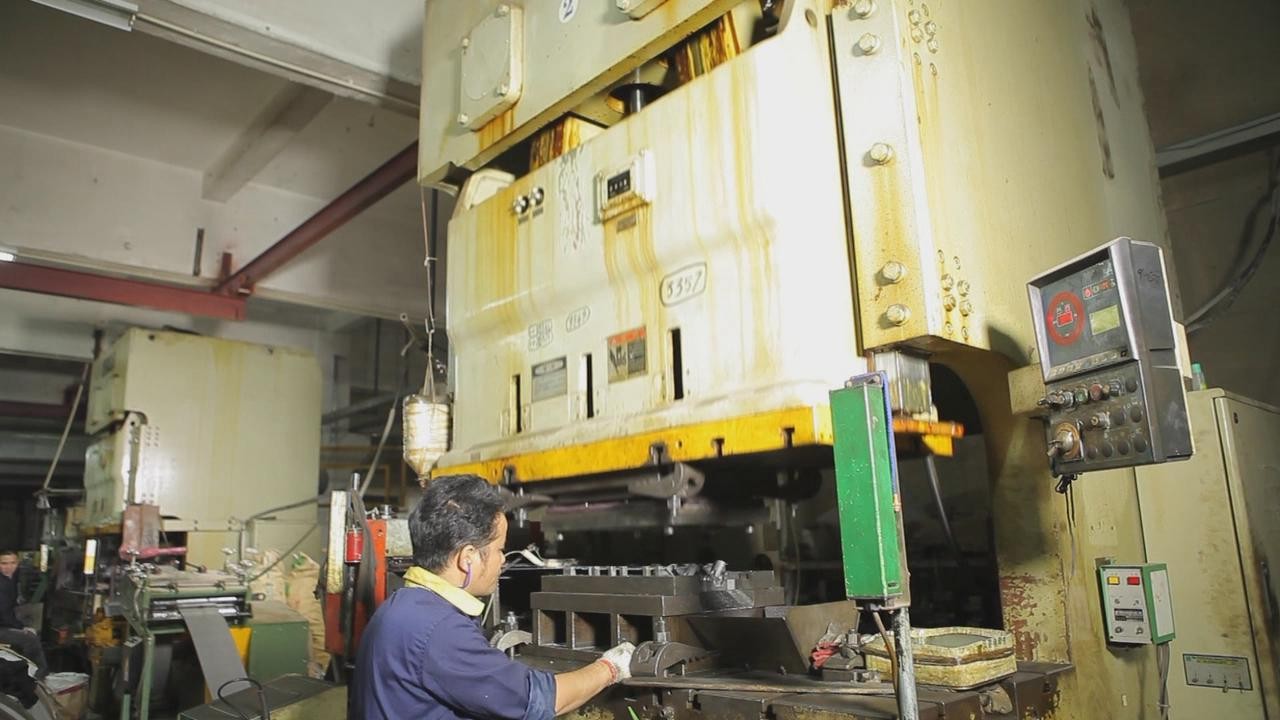 Automatic stamping