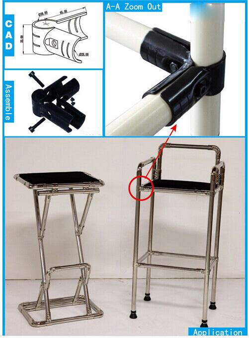 Flexible Metal Pipe Joints , SPCC Steel Plate Pipe Rack Joint System