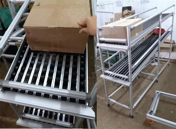 Roller Track End Cap Aluminum Tubing Joints For Pipe Rack System AL-50