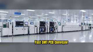SMT PCB Conveyor Machine PLC Control Fast Assembly