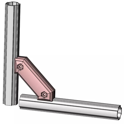 Aluminum Alloy Pipe Fittings AL-4 45 Degree Reinforced Aluminum Alloy Fittings