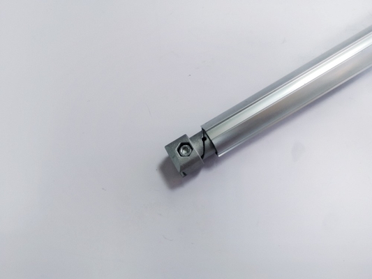 Internal Joint Aluminum Connector Diameter 28mm Sandblasted Silver AL-1-S(1.7)