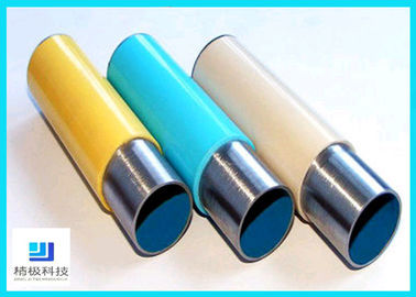 Composite Pipes Use For Production Line Blue Plastic Coated Steel Pipe