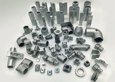 Double Joints Metal Pipe Fittings AL-6B Aluminum + ADC-12 Material Reusable
