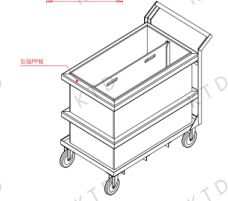 Trolleys and waterwheels can be customized in size and material