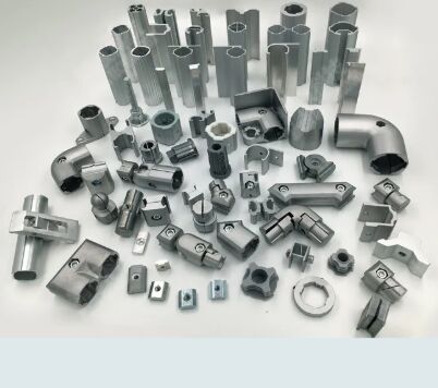 Anti-static Flexible 28mm/43mm Aluminum Lean Tube Joint Elbow Connector for Factory Assembly
