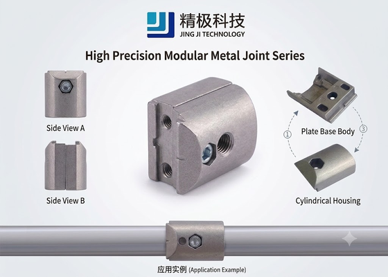 High Strength Aluminum Tubing Joint 90 Degree Elbow Connector Using Die Casting Technology