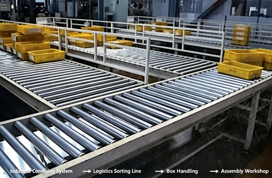 Heavy Duty Gravity & Powered Roller Conveyor System