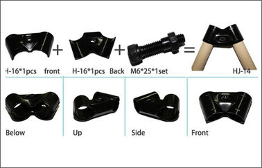 2.3mm Thickness Metal Pipe Connectors For Lean Tube , Metal Joint In Pipe Fitting