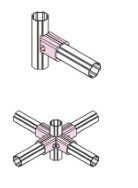 Al-7 Die Casting ADC-12 Alloy Aluminum Pipe Joints RoHS