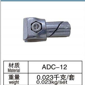 AL-19-1B Alloy ADC-12 Aluminum Pipe Connector 19mm Tube