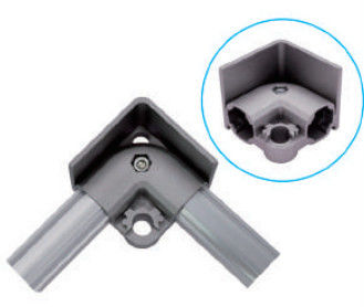 OD 28mm Aluminum Pipe Fittings AL-37 Anodize For Casterfor