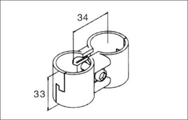 Metal Pipe Connector Black Electrophoresis Surface Pipe Joint for Composite Pipe