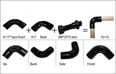 90 Degree Pipe Fitting Elbow Metal Pipe Joints For Lean Pipe Rack Plastic Pipe Connector