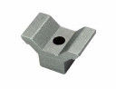Die Casting Aluminum Tubing Joints Silver White AL-21 In Castor