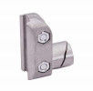 Claw Head Silver White Aluminum Alloy Pipe Joint AL-1-C For Connecting Two Pipes