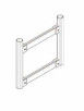 Silver White Aluminum Tubing Joints Die Casting AL-20 RoHS