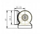 Zinc Alloy Flexible Aluminum Pipe Joints Die Casting Connector SGS