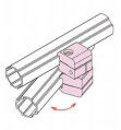 ADC-12 Alloy Anodic Oxidation Aluminum Pipe Joints Practical Connector
