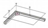 Die Casting Aluminum Tube Joint 28mm Diameter with Sandblasting Treatment for Pipe Rack Systems