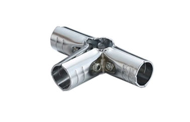 Eco-friendly Plumbing Metal Pipe Connectors , Black Electrophoresis Pipe Fitting