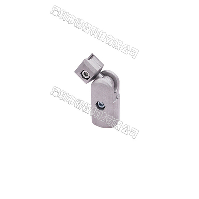 Thick 1.7mm Aluminium Pipe Joints 180 Degree Freedom Connector Outer Diameter 28mm