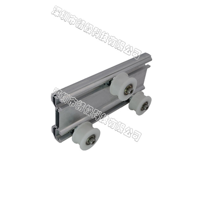 Concave Three Aluminum Slider Silver White Pulley Aluminum Alloy Connectors