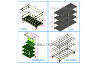 Joint System Steel Pipe Rack CAD Drawing Model Industrial Shelving Units