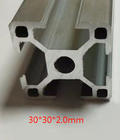Strengthening Square Aluminum Profile 30mmx30mm With Alumite Treatment