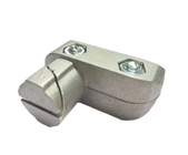 Silvery Aluminum Tube Connector Supporting Fixed ADC12 Flexible Elbow Joint