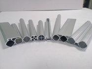 6063-T5 Material L-Shaped Baffle Round Tube  Silver White Diameter 28mm AL-L