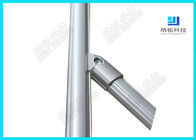 45 Degree Flexible aluminum pipe connectors Die casting AL -3 Anodizing Silver