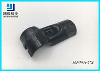 Adjustable Metal Joint for Pipe Rack , Thickness 23mm  T-Type Black Tubing Joint HJ-1
