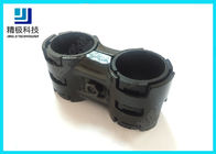 Adjustable Swivel Metal Pipe Joints For Rotating In Pipe Rack System Black Fitting HJ-8