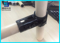 Adjustable Metal Joint For Pipe Rack Thickness 23mm T Type Black Tubing Joint HJ-1