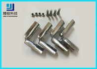 Worktable Chrome Pipe Connectors 5 Way Universal Metal Pipe Joints Union