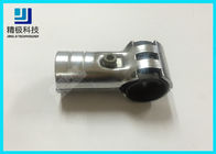Metal Anti static Tee Hinge Joint Set Chrome Pipe Connectors Chorming Treatment