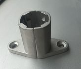 Aluminum Alloy Foot Cup Pipe Rack Fittings For Out Dia 28mm Pipe