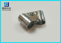 High Gloss Reusable Chrome Pipe Connectors / Joint For Stainless Pipe HJ-14D