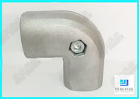 90 Degree Elbow Aluminum Pipe Joints , AL-2 Metal Tube Fittings Round Head Shape